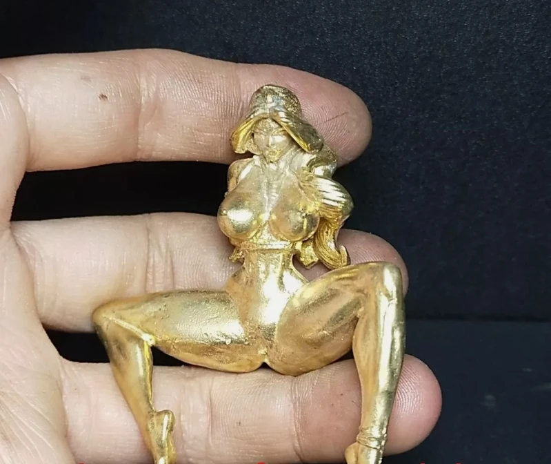 Brass Primary Color Bundle of Big-breasted Beauty Body Art Ornaments 2