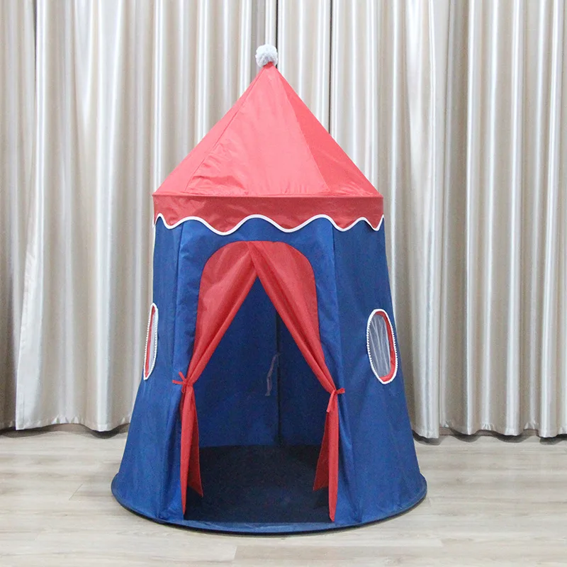 Kids Toy Tent Indoor Outdoor Game Garden Tipi Princess Castle Folding Cubby Toys Tent Baby Room House Teepee Toy Gifts 5