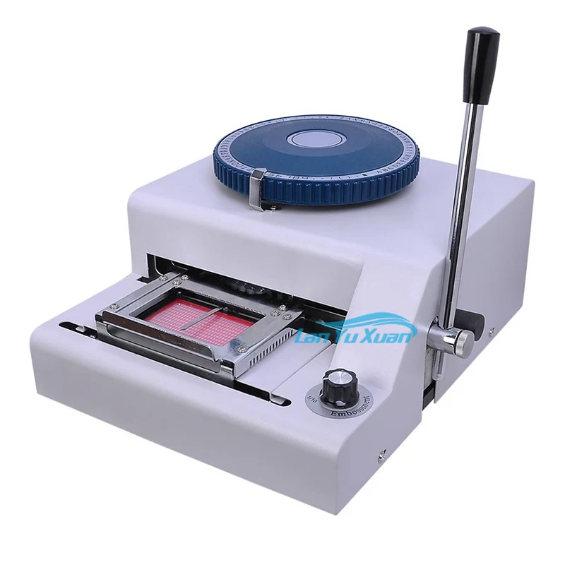 

Desktop Manual PVC ID Card Embossing Machine