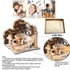 DIY Assemble 3D Wooden Puzzle Marble Run Set - Mechanical Model Building Kits for Adult Kids - STEAM Educational Toys and Gifts 4