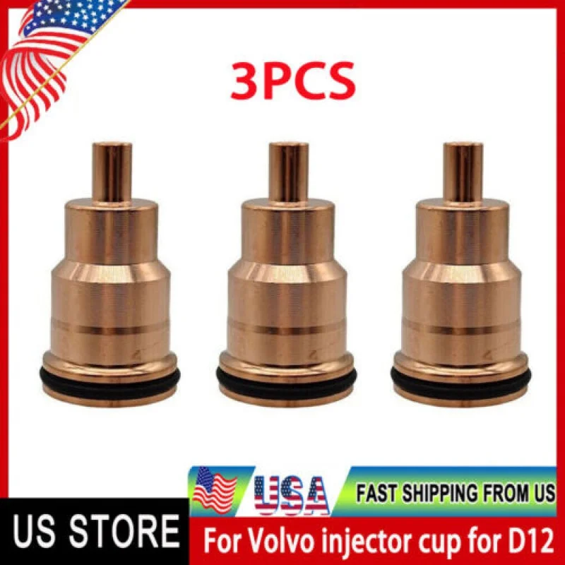 

NEW 3 pcs-For Volvo injector cup for D12 engine 85104134/3183368 D1