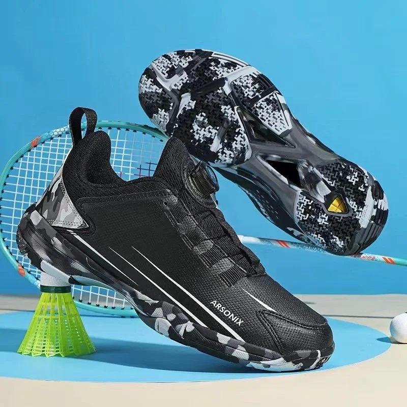 

Spring 2024 Badminton Shoes For Mens Quick Lacing Indoor Court Men Shoes Wearable Table Tennis Shoe Man Brand Badminton Training