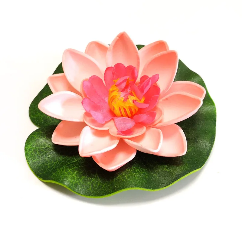 Floating Lotus Artificial Flower - Lifelike Water Lily for Pond and Garden Decoration