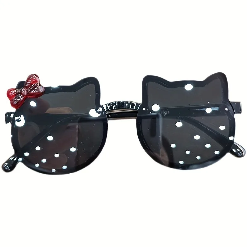 Children's Glasses Fashion Trendy Baby Girl Cat Ear Cartoon Beach Travel Decoration