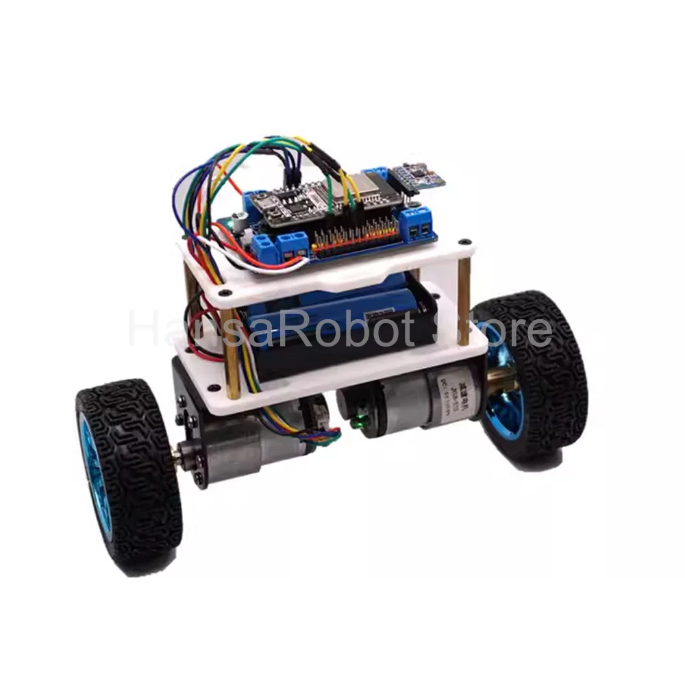 

WiFi Remote Control Self Balance Robot Car with DC 12V Motor Compatible with Arduino Fast Graphical Programming DIY Kit