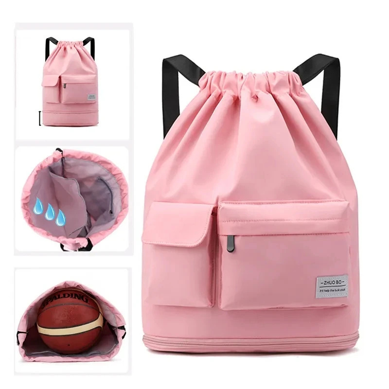 Gym Sports Bag Women's Drawstring Bolsas For Shoes Male Large Cycling