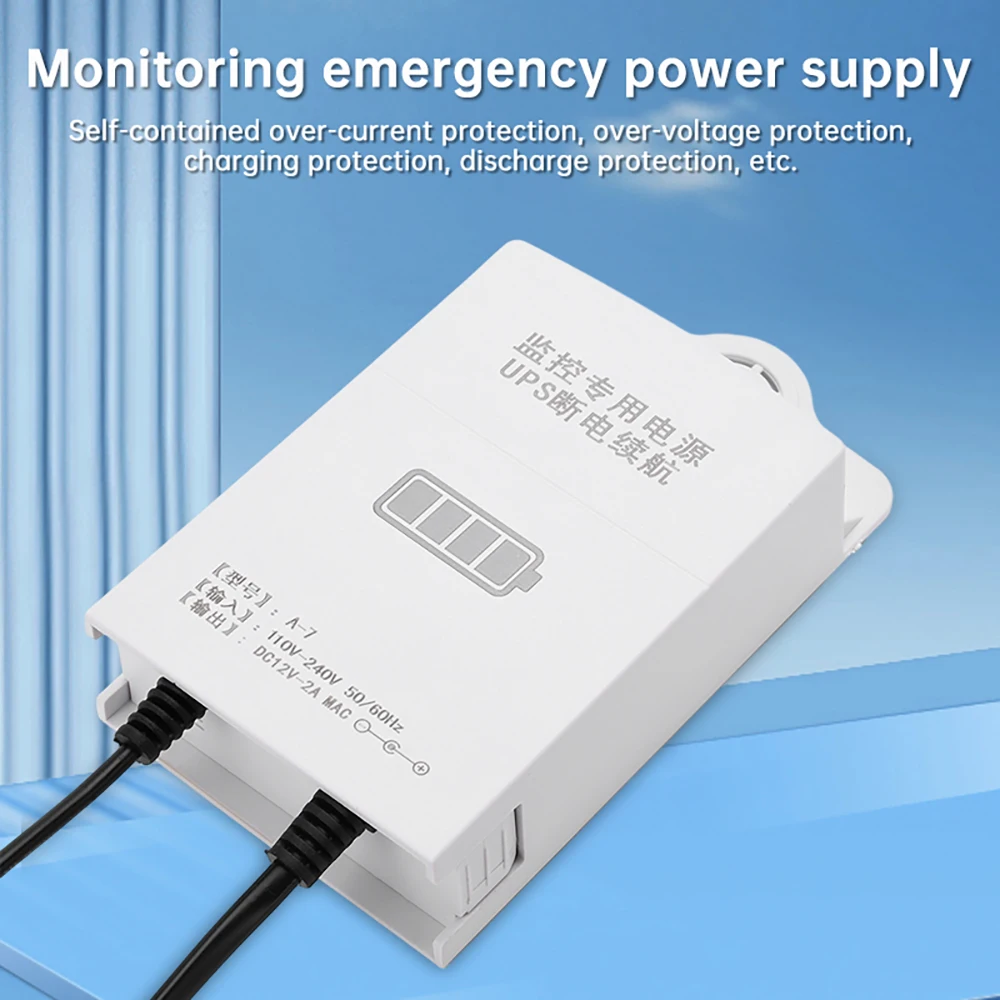12V UPS Uninterruptible Power Supply UPS Battery Backup Security Standby Power Supply WiFi Router Modem Security Camera