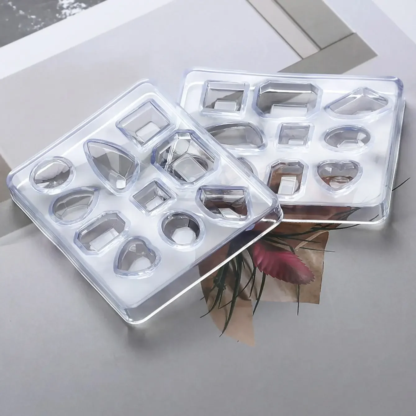 1pc-Gem Jewelry Silicone Mold Oval Teardrop for Crafting Resin Epoxy Pendant Earrings Making Casting DIY Craft Mold