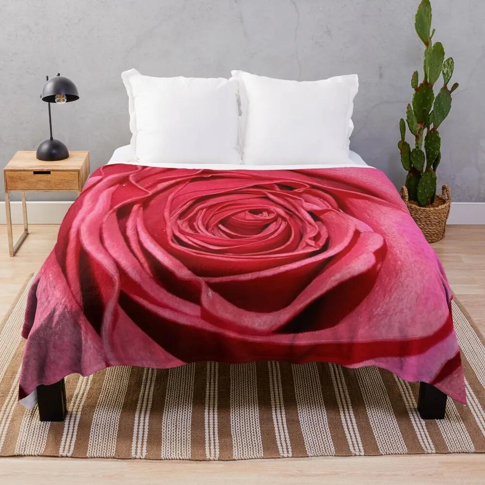 

Red Rose DreamscapesbyTeresa Throw Blanket Loose Personalized Gift Cute Blankets