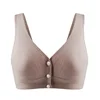 Cotton Nursing Bra Maternity Thin Section Undershirt Breastfeeding Underwear Without Steel Ring Front Open Buckle Breathable Pos 6