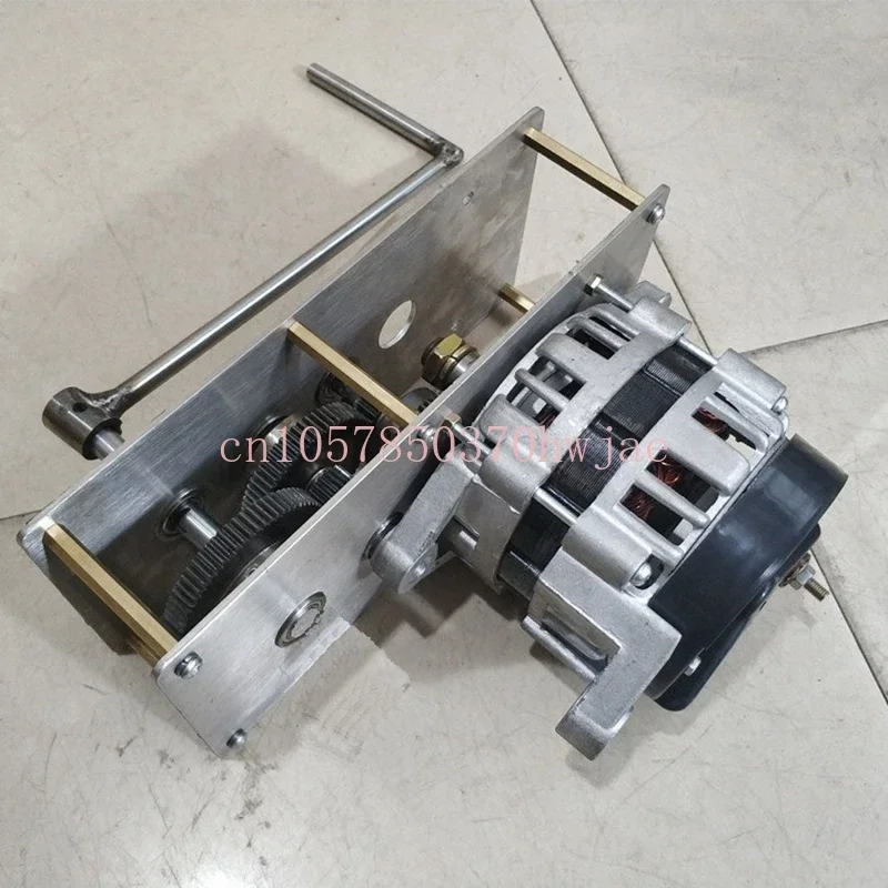

12V24v Hand Crank Generator Speed Gear Box Wind Hydraulic Drive Diy Gear Set Gearbox Reducer