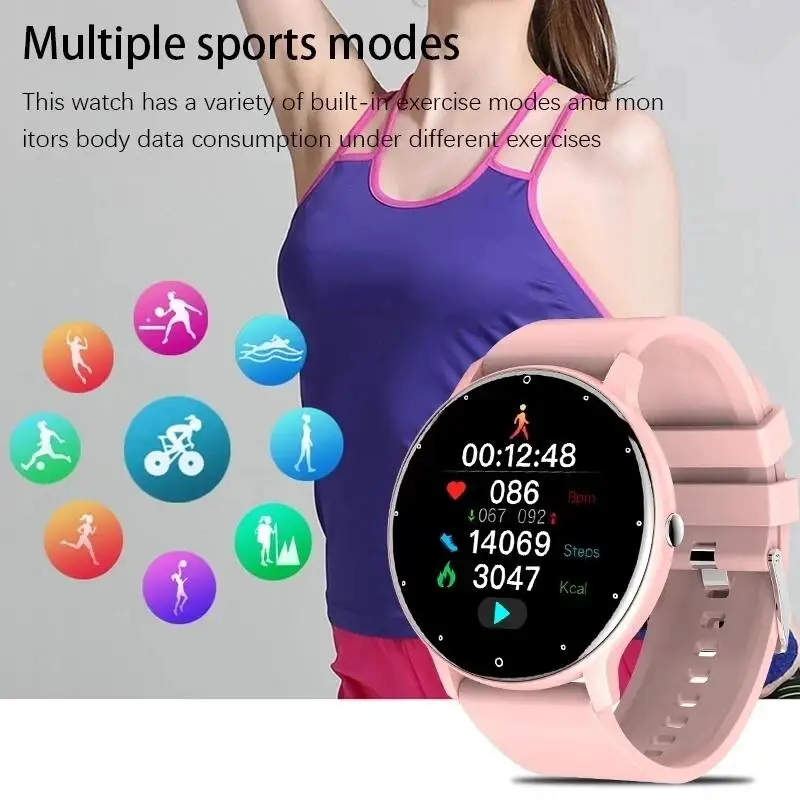 LIGE Women Smart band Watch Real-time Weather Forecast Activity Tracker Watches Heart Rate Monitor Sports Ladies Smart Watch Men 5 LIGE Women Smart band Watch Real-time Weather Forecast Activity Tracker Watches Heart Rate Monitor Sports Ladies Smart Watch Men 5
