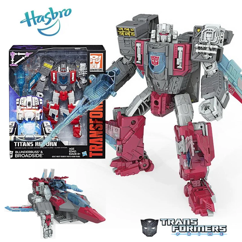 Original Strappo Transformers Titans Return Muslimex 18Cm Voyager Class Action Figure Toys Regali Per Ragazzi