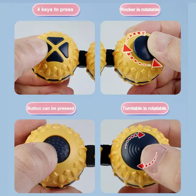 2 In 1 Massage Decompression Gyro Ball Fidget Toys Adult Stress Relief Sensory Toy Antistress Toy Hand Rotating Ball Gyro Toy 5
