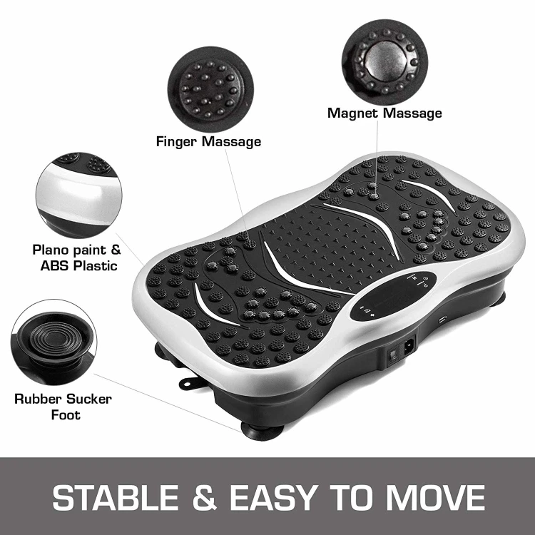 Entertainment Home Gym Whole Body Vibration Plate Sports Oscillating Vibrating Platform Machine