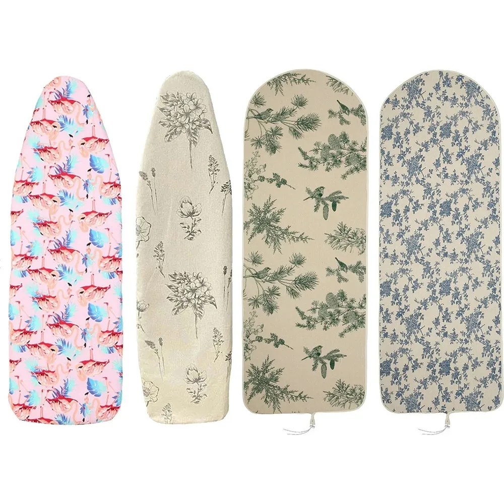 Printed Ironing Board Cover Drawstring Tightening with Padding Cloth Large Canvas Ironing Board Accessories Protector Cover ironing board cover