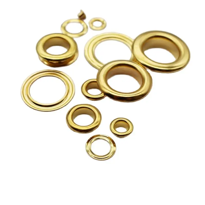 Goldene Öse Mit Scheibe Leder Handwerk Reparatur Tülle 3mm 4mm 5mm 6mm 8mm  10mm 12mm 14mm 17mm 20mm