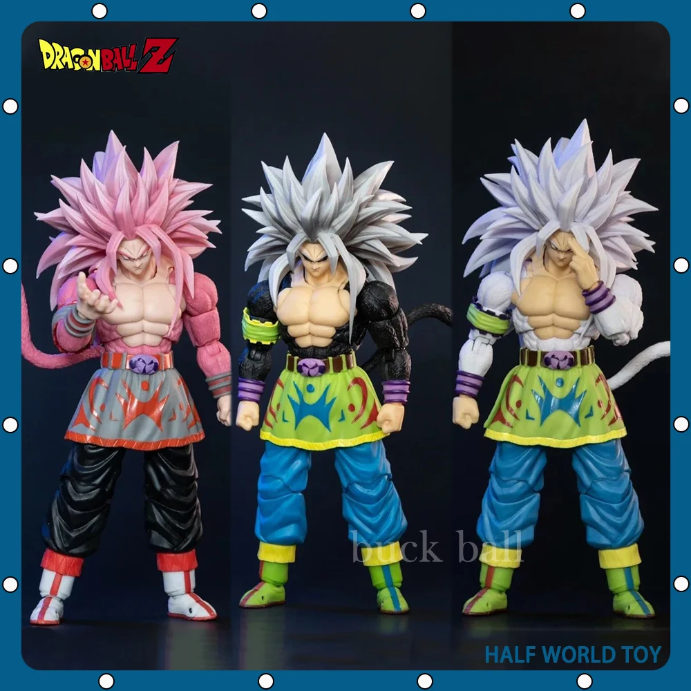 Original Dragon Ball Z Shf Super Saiyan Figure Ssj5 Bd027 028 029