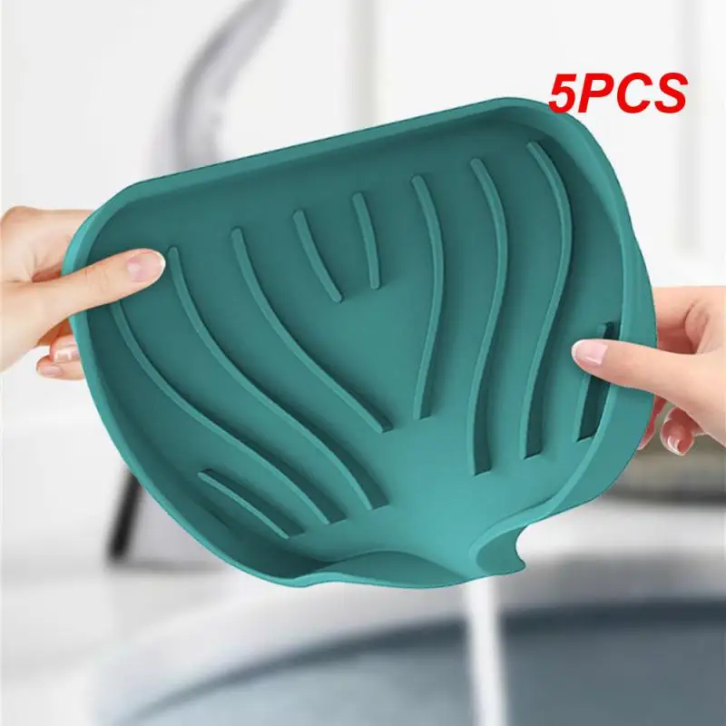 

5 шт., силиконовые поддоны для мыла и мыла