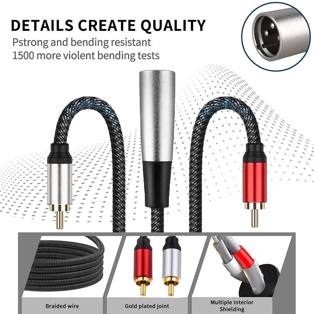 Xlr to 2rca  ݵ ׷ Ȯ , ǵ Xlr-rca  ̺  , ǰ