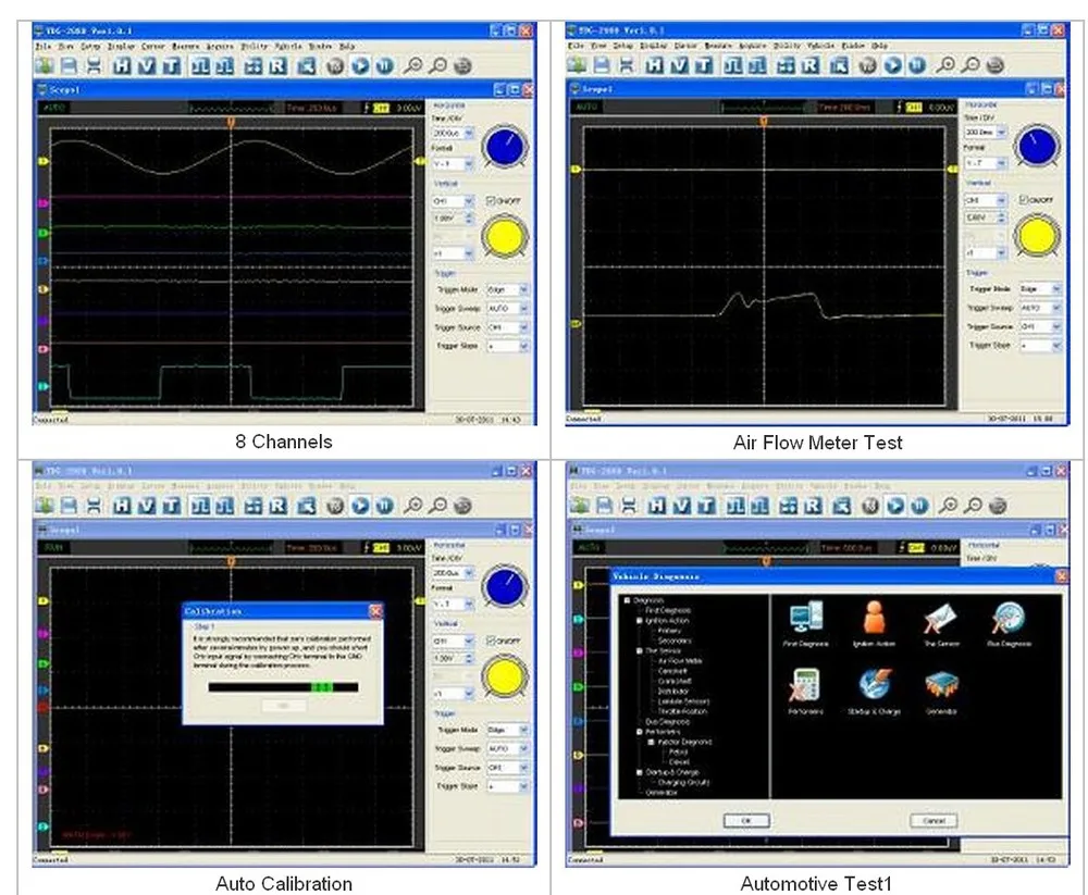 Hantek 1008B Automotive Oscilloscope | 8-Channel Diagnostic DAQ Card & Programmable Signal Generator detail image 3
