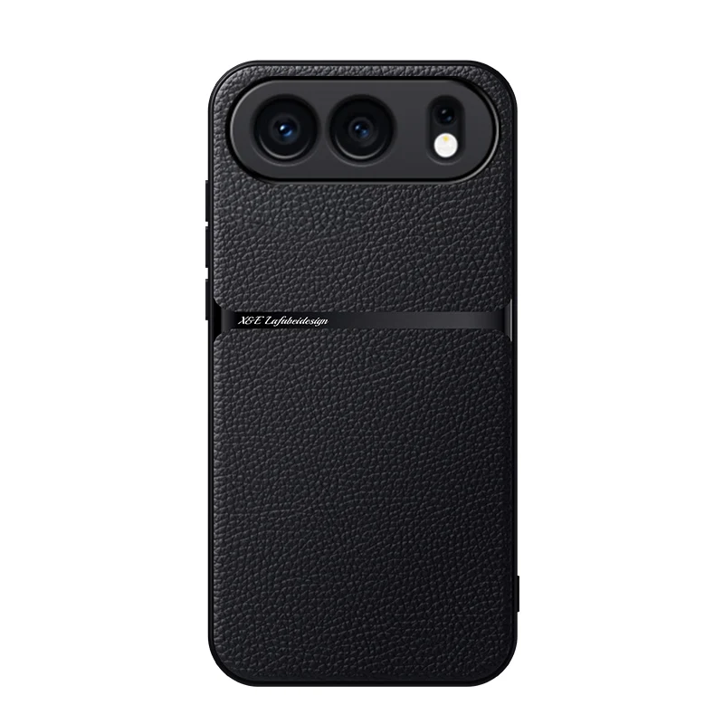 Frosted Leather Texture Magnetic Protection Bumper Case