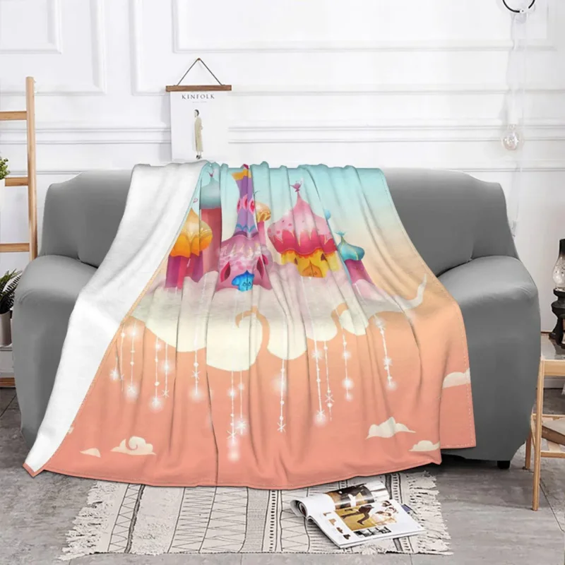 

Shimmer And Shine Cartoon Anime Child Gift Blanket Coral Fleece Plush Textile Decor Thin Throw Blanket for Home Travel Rug Piece