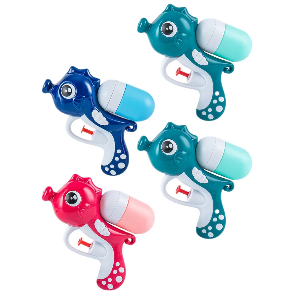 

4 Pcs Seahorse Water Beaded Interactive Toy Children Accessory Kids Plastic Beach Sprinkler Summer Sprayer Pool