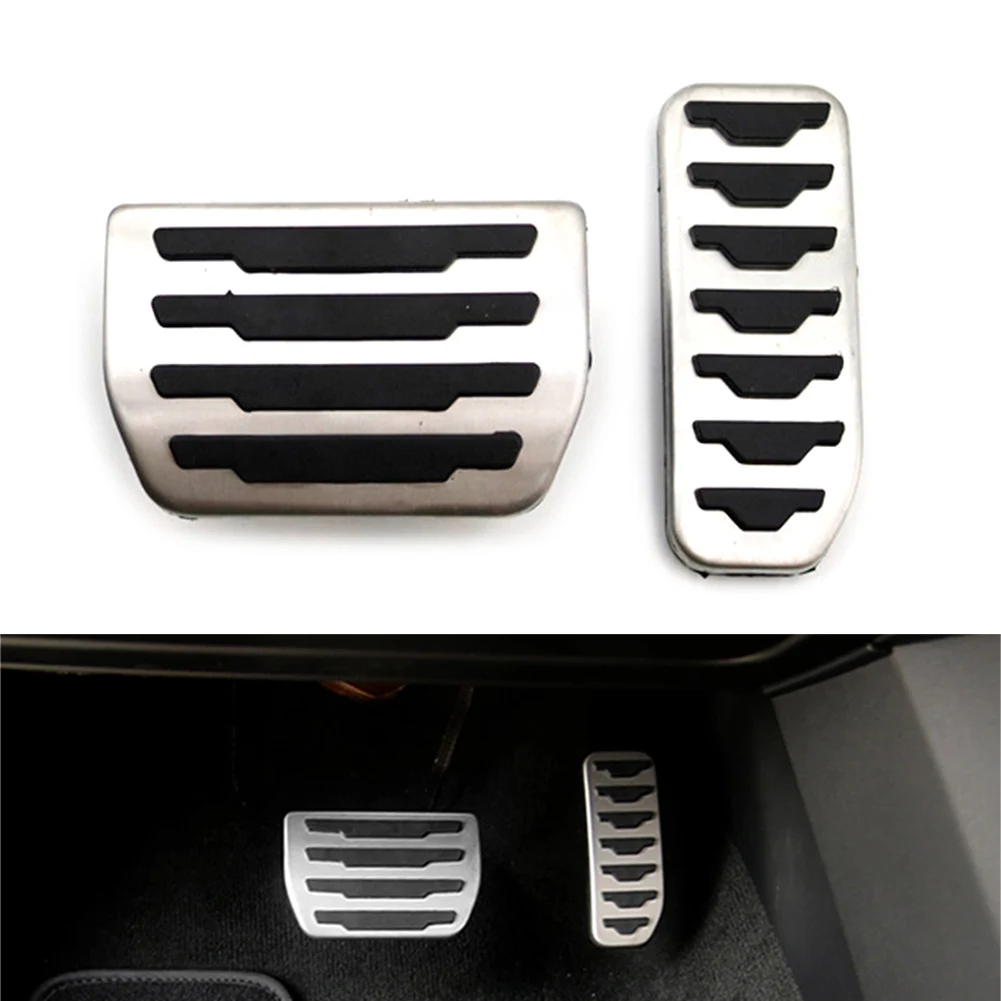 2X Kit Di Copertura Per Pedali Freno A Gas Per Auto Per Jaguar Land Rover Range Rover Evoque Discovery Sport 2012-2019 Per Jaguar Xe Xf 15-20