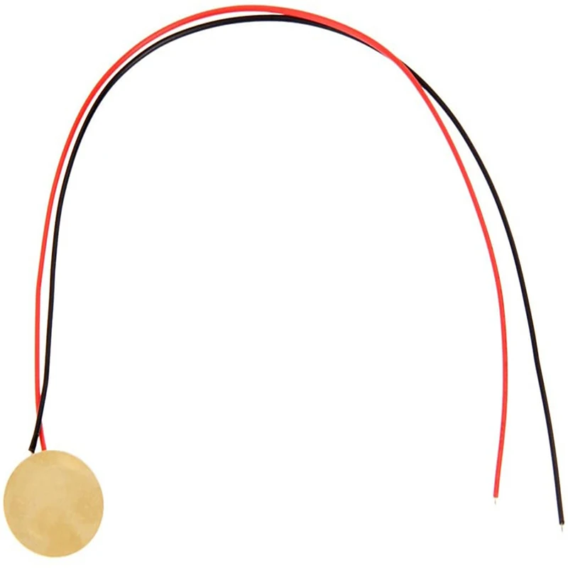 10 stücke Für Audio Summer Piezoelektrischen Piezo Keramik Wafer Platte Dia 12/15/18/20/27/35/50MM Mit Draht Summer Lautsprecher – Detail 12