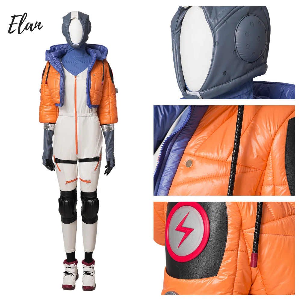 Apex Legends Wattson Cosplay Costume Apex Natalie Paquette Costumes Halloween Party Masquerade for Woman