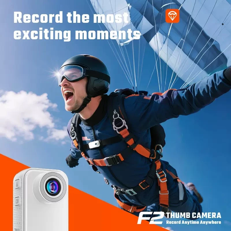 Caméra Action Lenovo Mini 4K HD - POV Sportive Magnétique
