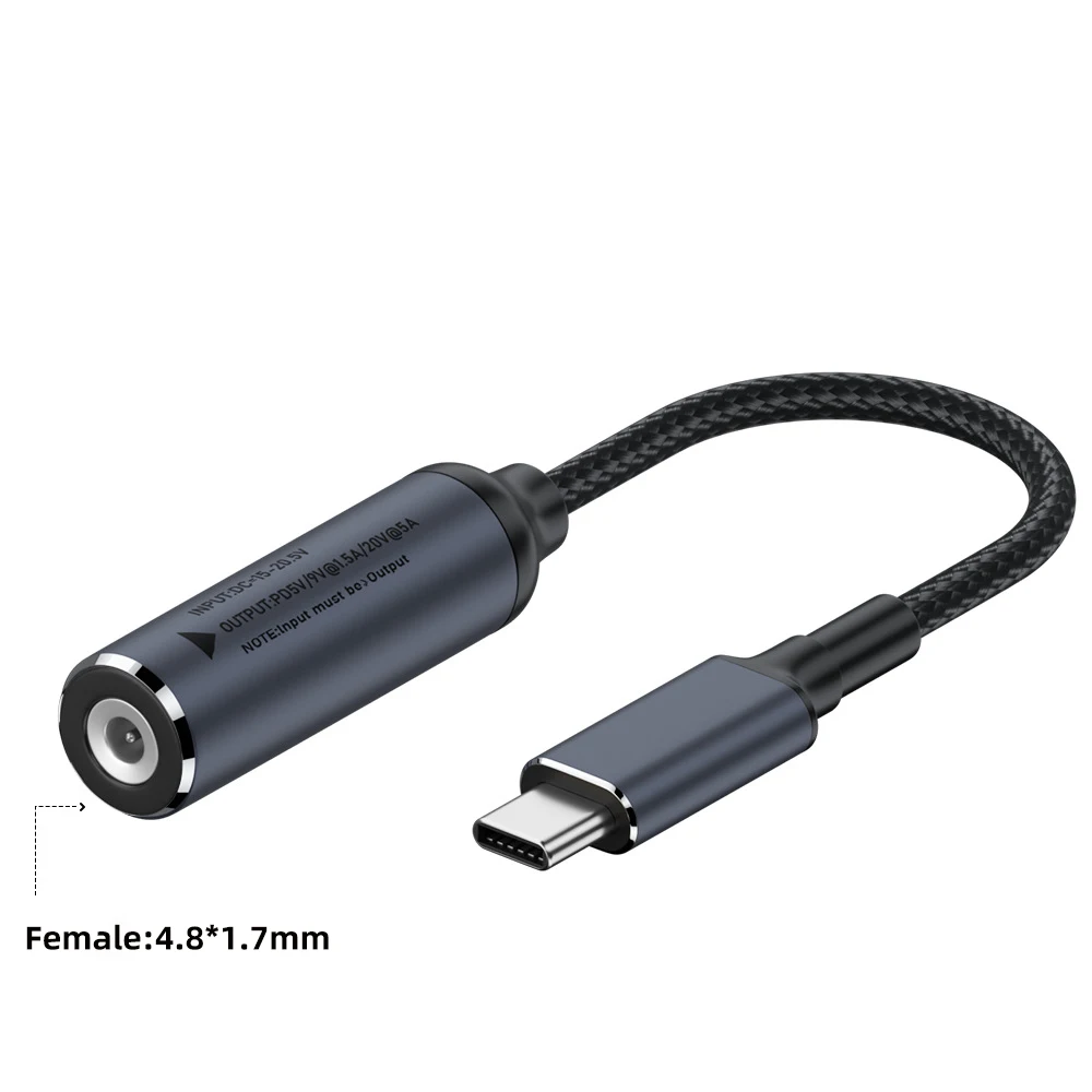 ตัวเลือกสินค้า สายชาร์จ USB-C PD เร็ว 100W สำหรับแล็ปท็อป