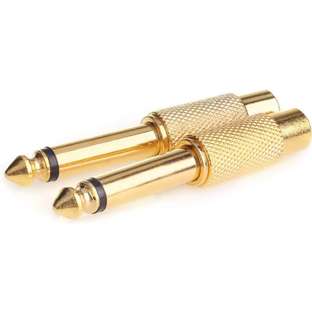 ݵ RCA-1/4  RCA -6.35mm 1/4 ġ   TS ȣ    ȯ ÷, 4 