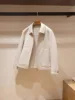 High quality Double-sided wool Keep warm in autumn and winter Gentleman Casual lapel Woolen cropped jacket luxury 2