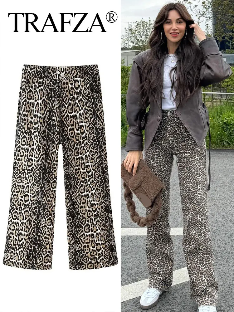 Calça Leopardo GORGLITTER Infantil - Cintura Elástica Perna Larga