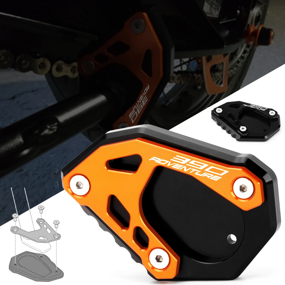 390 Adv Adventure 2020 2021 Motorcycle Cnc Side Stand Enlarge Extension