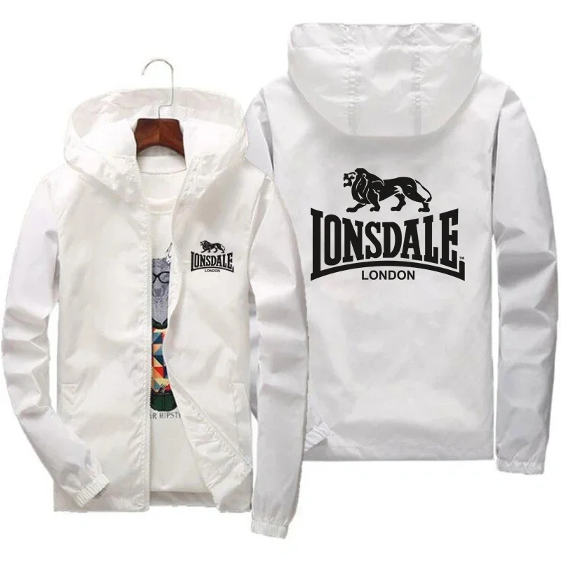 

LONSDALE Men's high-quality summer new jacket sports jacket men's casual fashion men's large s-7XL printed jacket Windbreaker