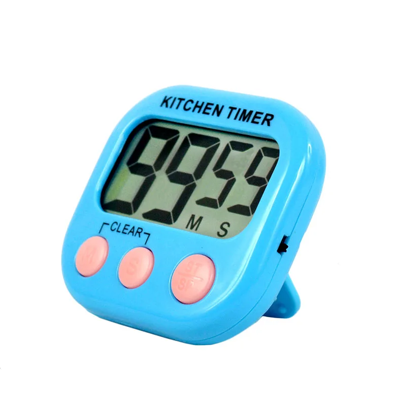 Description Picture 4 of itemLarge Magnetic Digital LCD Kitchen Cooking Timer Stopwatch Loud Alarm Clock Timers Count Down Up Training Countdown&up Timers