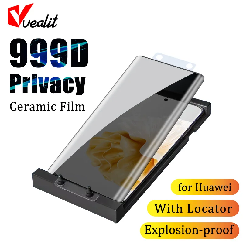 999D Privacy Ceramic Soft Film For Huawei P60 Art P50 P40 P30 Pro Full ...
