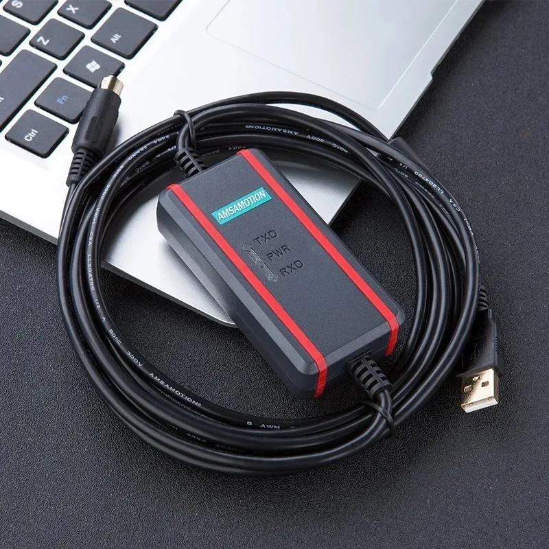 FX-USB-AW FTDI 타입 통신 케이블, 미쓰비시 FX1N, 2N, FX3UC, FX3G 시리즈에 적합, PLC 프로그래밍 케이블