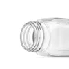 120ml 4oz Glass Spice Jars Transparent Perforated Seasoning Jar with Bamboo wood lid Kitchen Pepper Storage Container 5