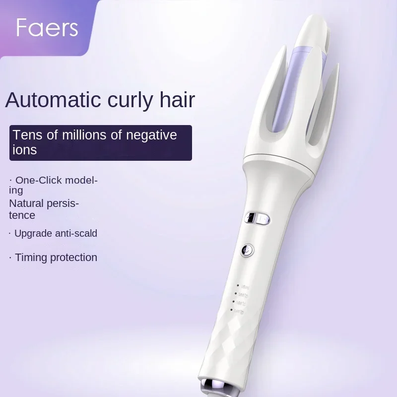 Automatic Curling Iron Negative Ion 28mm Large Wave Roll Anti-hot Timing Protection Hair Curlers 2
