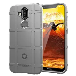 Custodia Telefonica Ingombrante Shockproof Matte in Gomma - Protezione Armor Heavy Duty con Scudo in Silicone Morbido