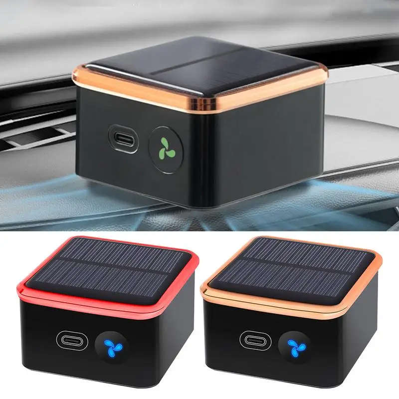 

Car Air Freshener Solar Energy ABS Multi-Purpose Automotive Odor Eliminator Durable Air Purifier For Cars Interior Accessories