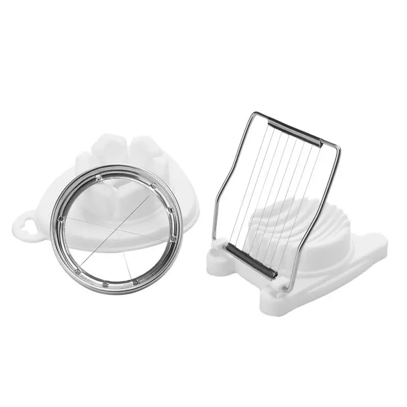 

Multipurpose Stainless Steel Egg Slicer for Hard Boiled Eggs Wire Egg Slicer Aluminum Egg Cutter Heavy Duty Slicer