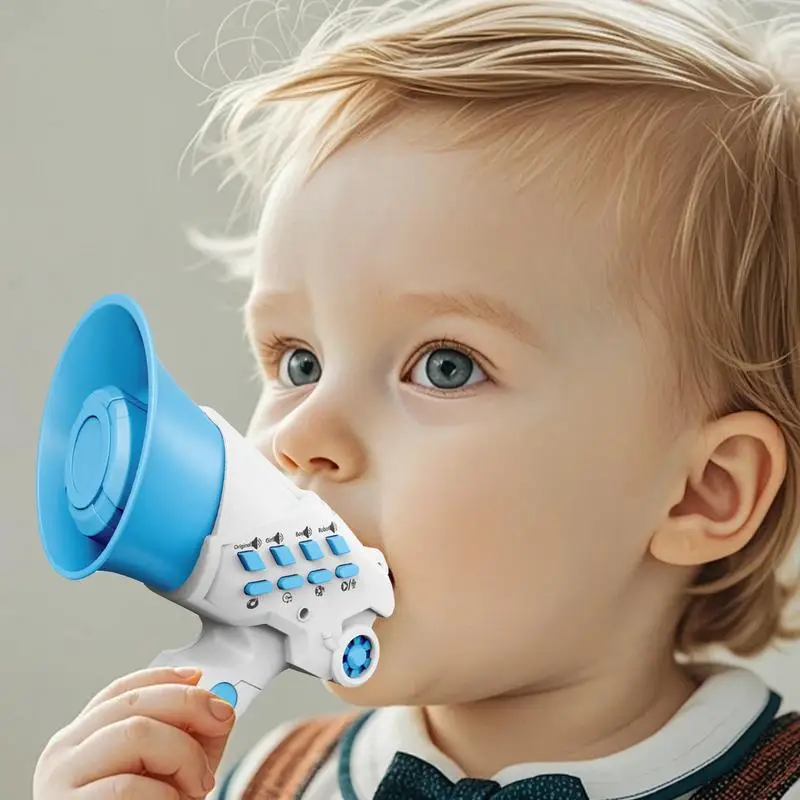 Funny Voice Changer Megaphone Role Party Prank Toy Voice Changing Amplifier Electric Megaphone Roleplay Prank Props 4