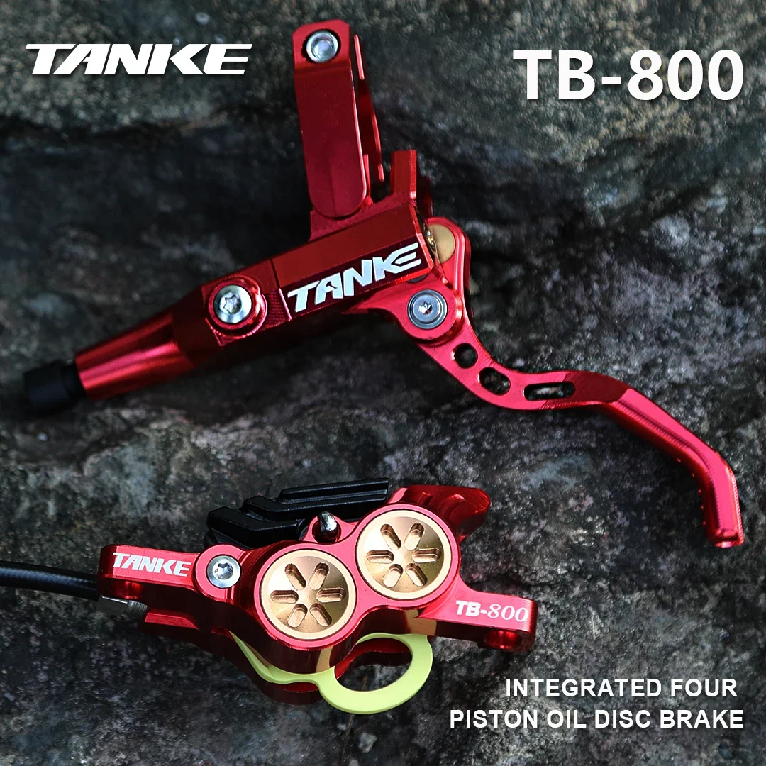 TANKE MTB 4ピストン油圧ディスクブレーキ 900/1700mm 4ピストン樹脂