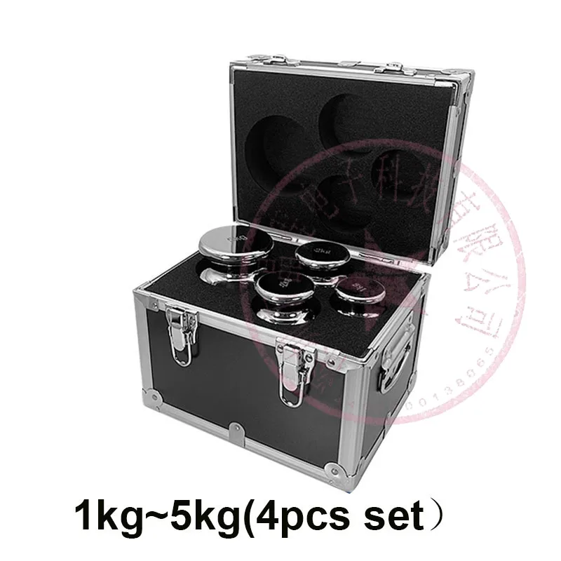 1kg-5kg Weight Set M1 F2 F1 Stainless Steel Standard Calibration Electronic Scale Balance Method