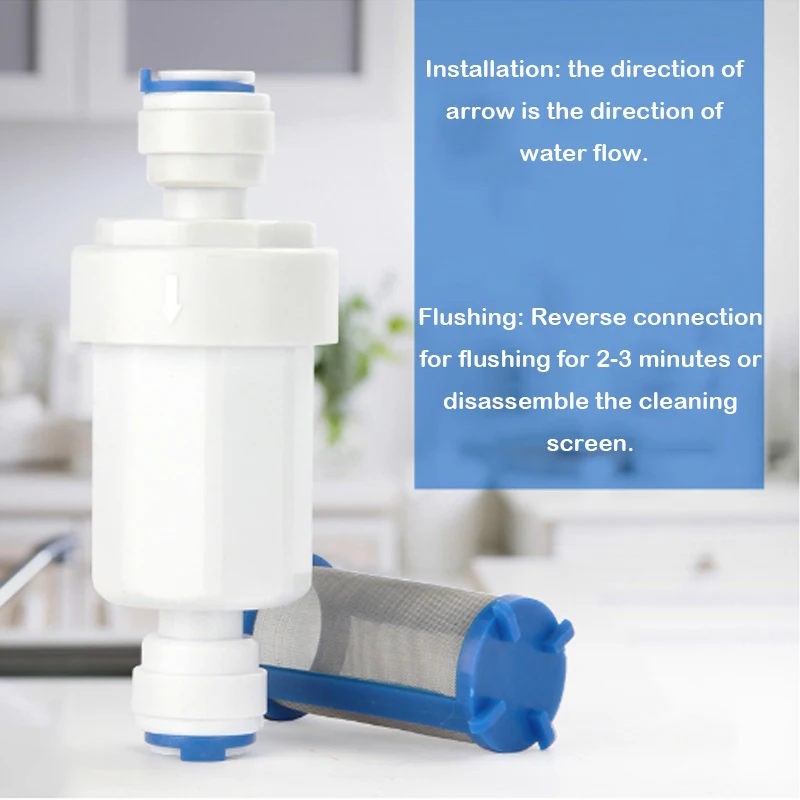 1/4 3/8 Filtro per l'acqua da giardino Accesso rapido Micro-filtro Depuratore d'acqua Filtri a rete anteriori in acciaio inossidabile Connettori per giardino domestico  15